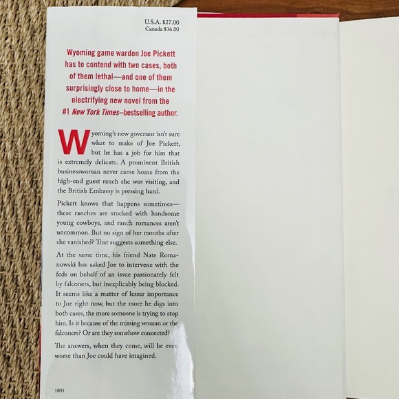 C.J. Box The Disappeared A Joe Pickett Novel Hardcover - Picture 4 of 5